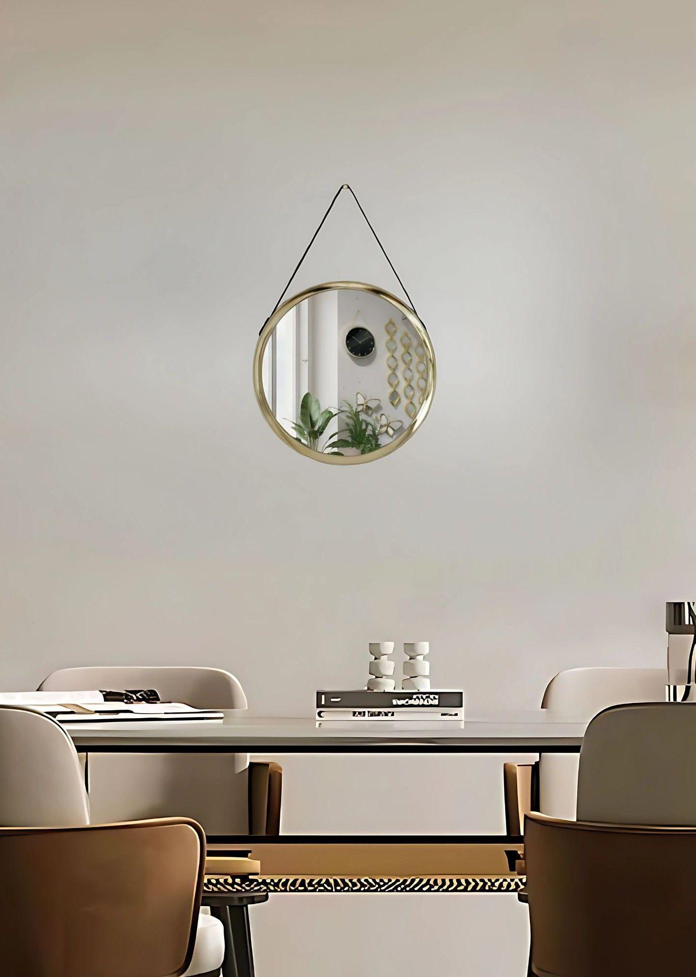 Espejo Pared Decorativo Moderno Redondo Hogar Jhn-6