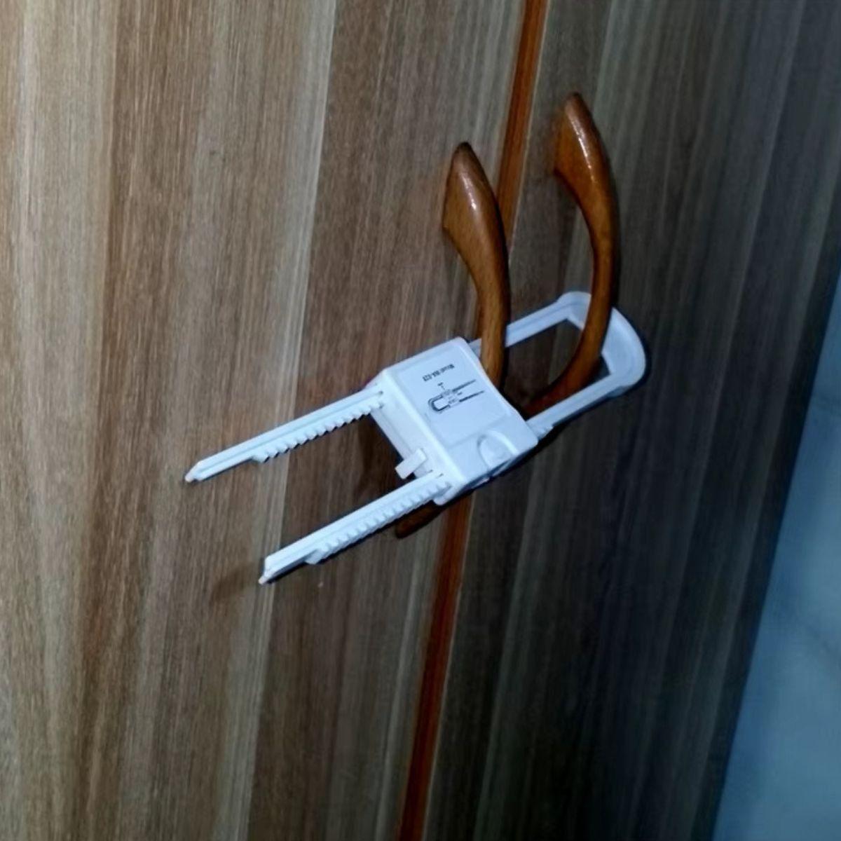 Set 4 Cerradura Seguridad Puerta Mueble Protección Niños Jhn-6