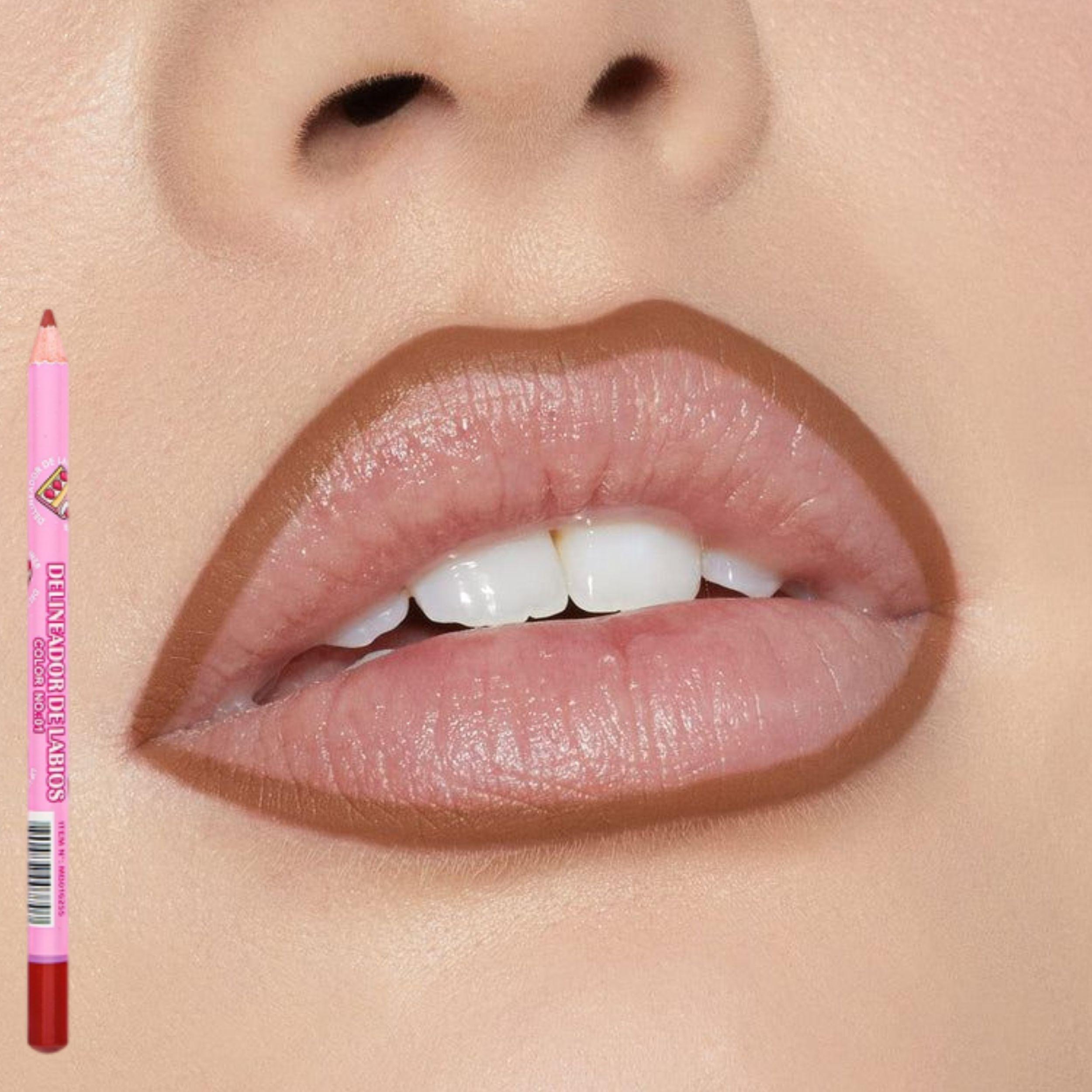 Set 3 Lápices Delineadores Labios Efecto Volumen ALJ-3