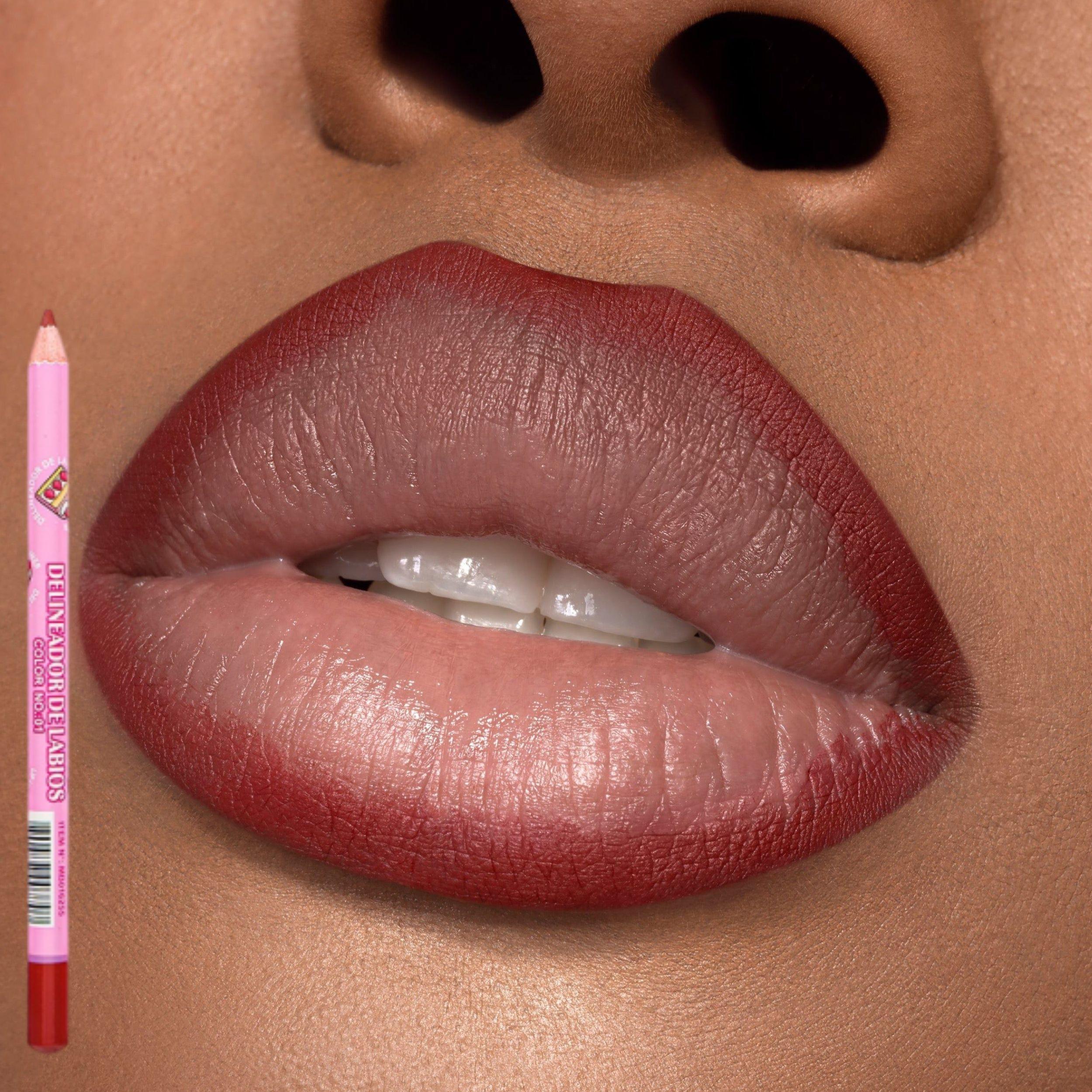 Set 3 Lápices Delineadores Labios Efecto Volumen ALJ-5