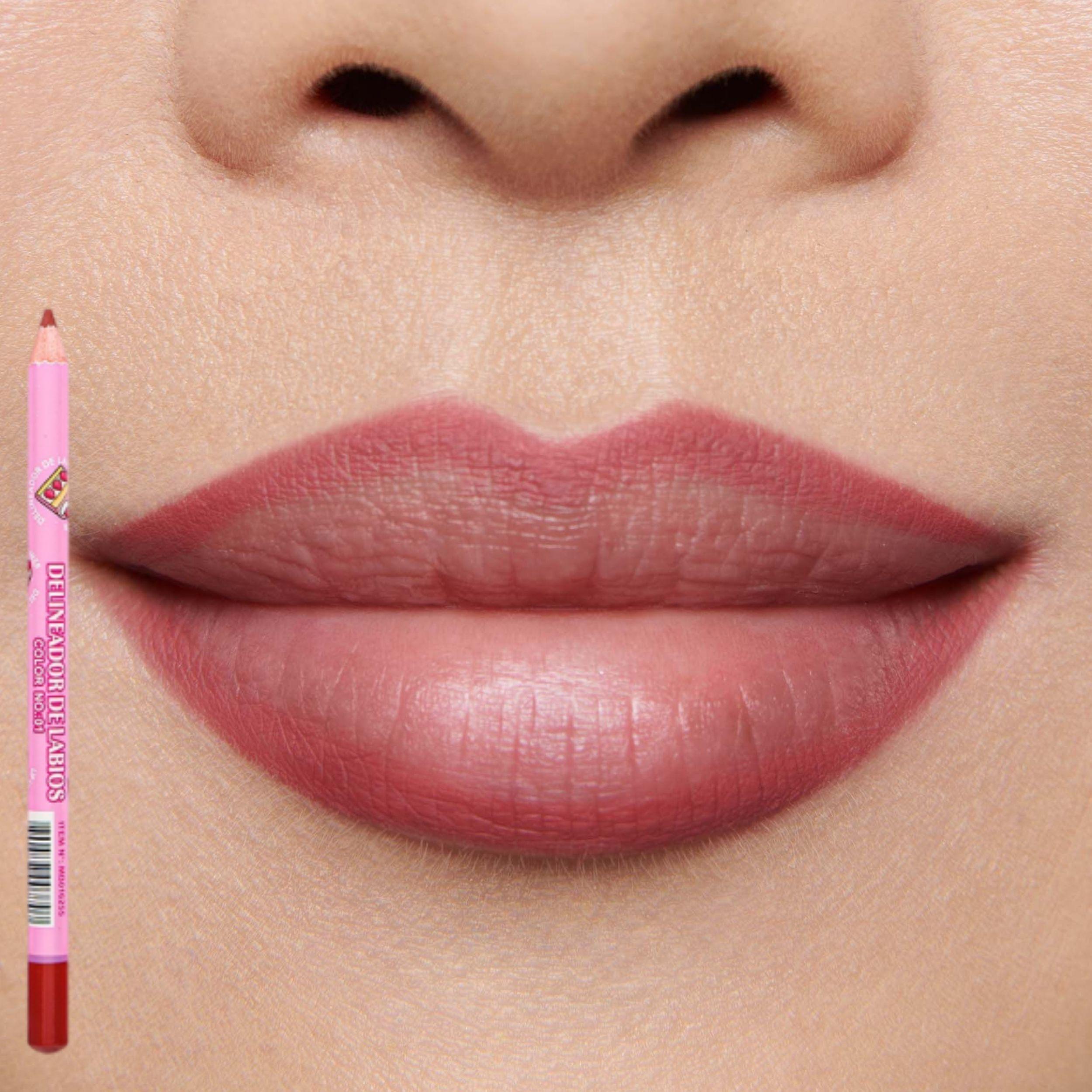 Set 3 Lápices Delineadores Labios Efecto Volumen ALJ-6