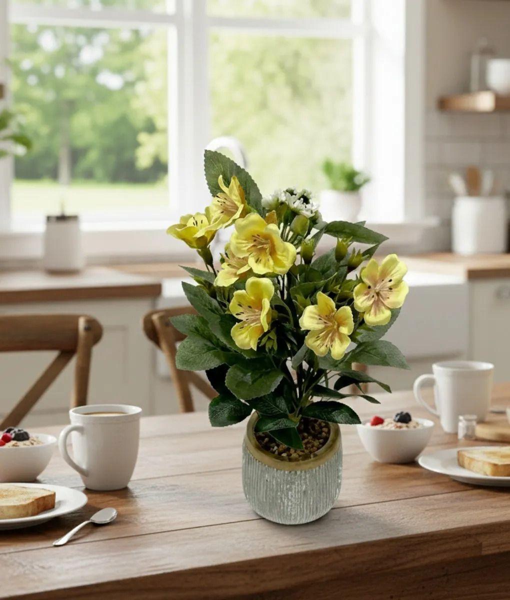 Planta Decorativa Artificial Estilo Floral Campiña Jhn-7