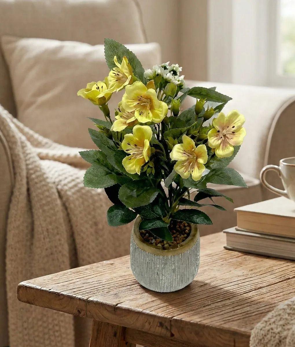 Planta Decorativa Artificial Estilo Floral Campiña Jhn-9