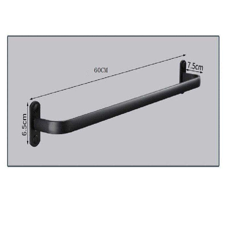 Barra Individual Toallero Cocina Baño Pared Soporte Rondon-6