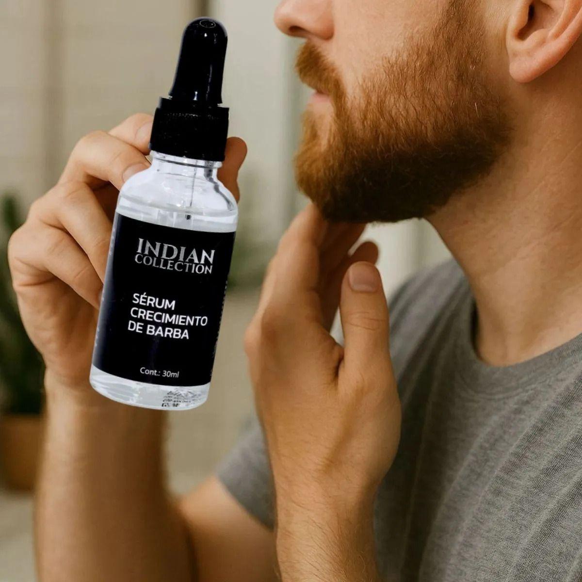 Set 3 Serum para Crecimiento de Barba Fuerte Hidrata Lau-9