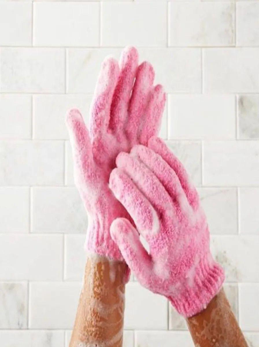 Pack Esponja Guante Exfoliante Corporal para Baño Lau-8