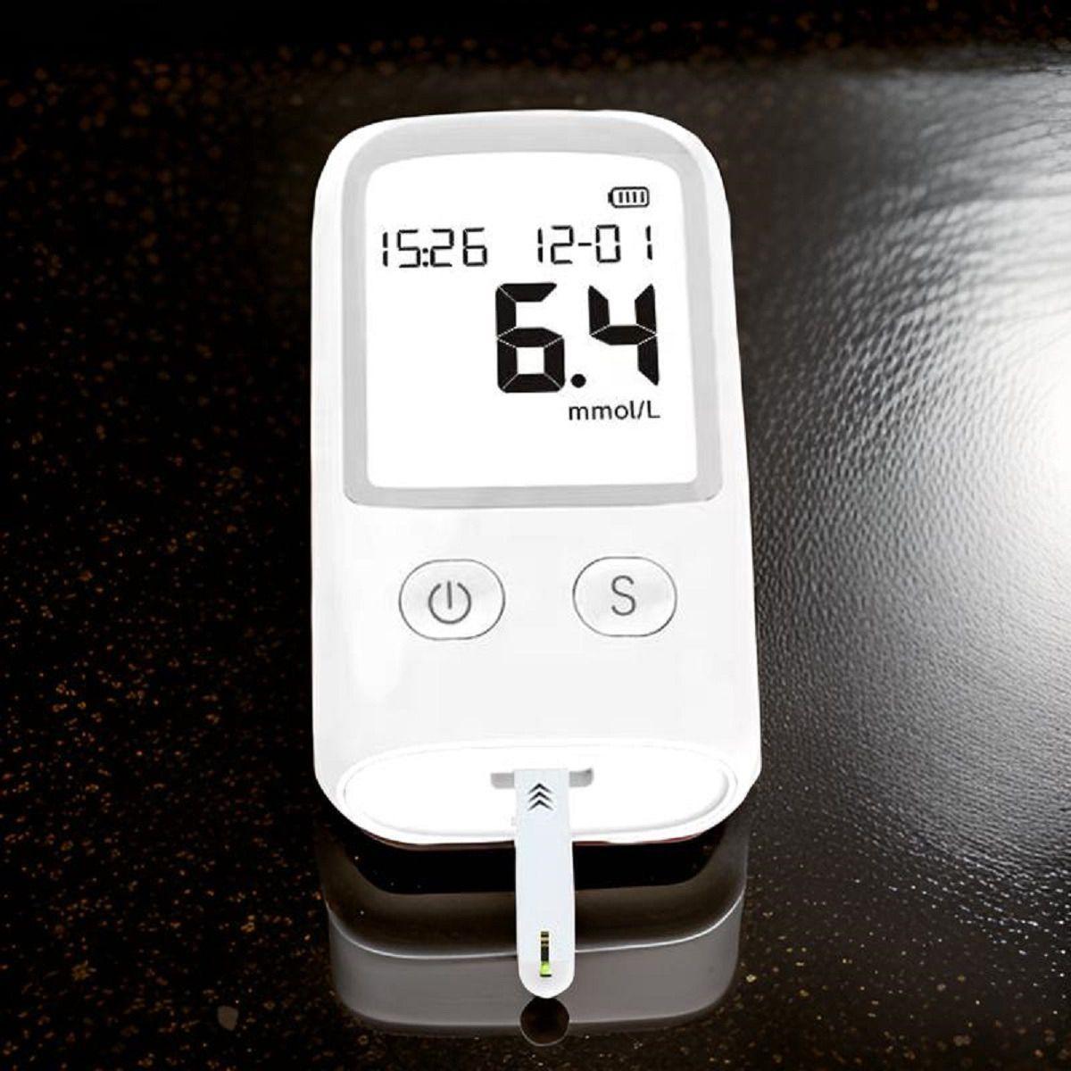 Glucómetro Monitor Portátil Tiras Lancetas Precisa Lau-5