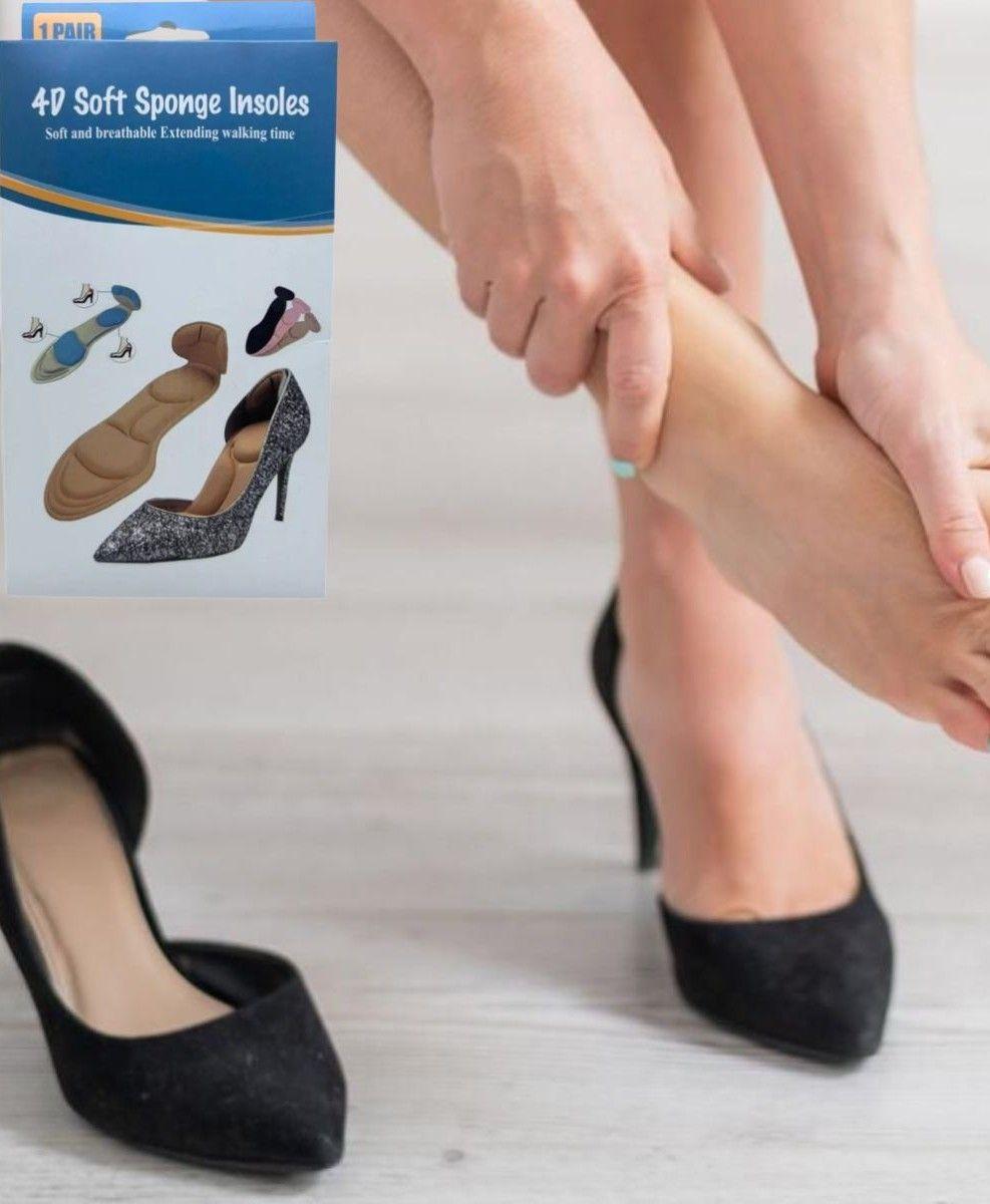 Plantilla Protectora Talón Suave Antideslizante 4 Pack Jhn-3