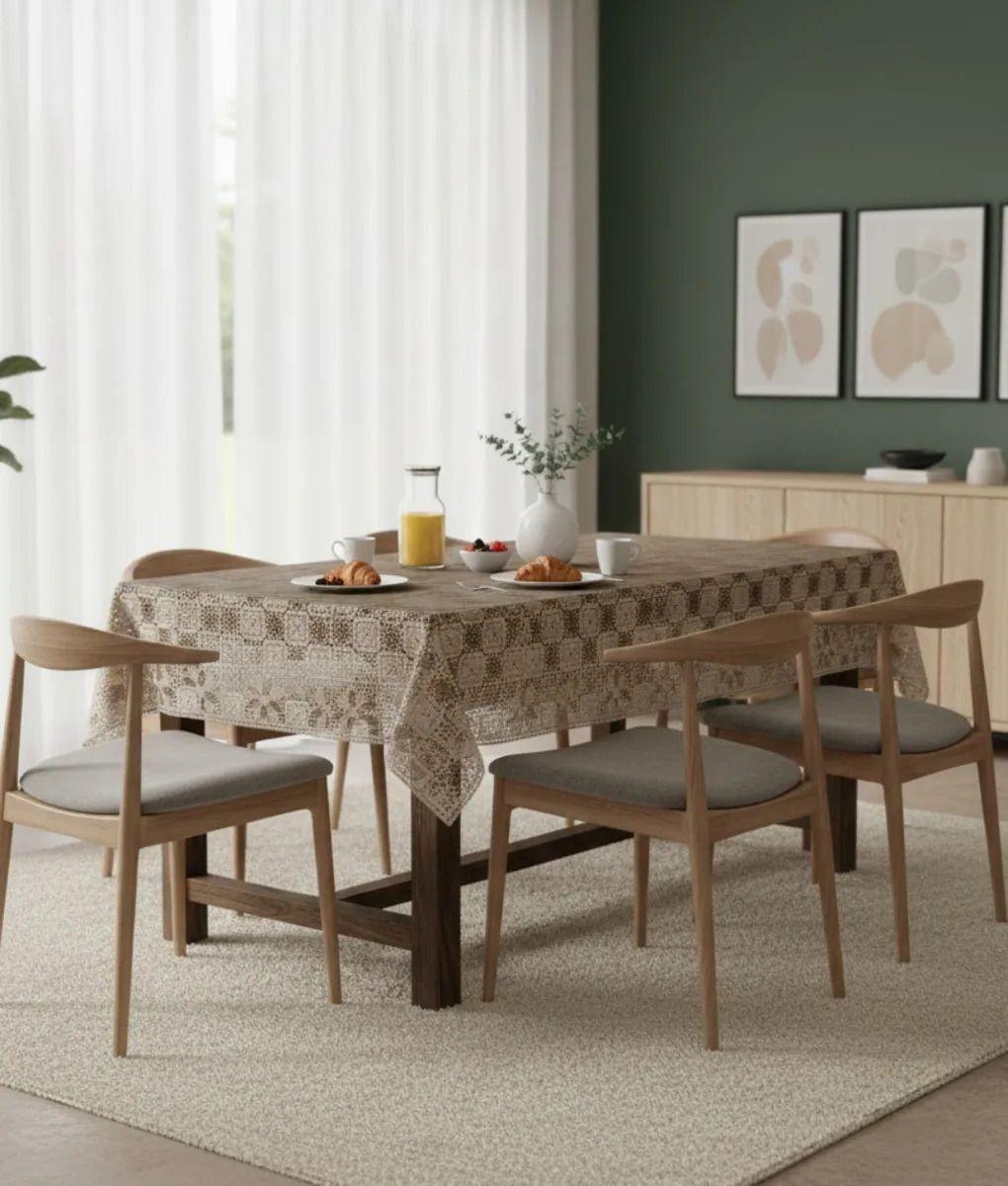 Mantel Mesa Decorativo Diseño Calado Elegancia Hogar Jhn-5