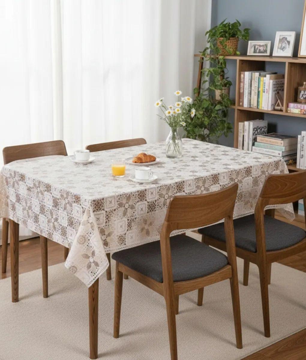Mantel Mesa Decorativo Diseño Calado Elegancia Hogar Jhn-9