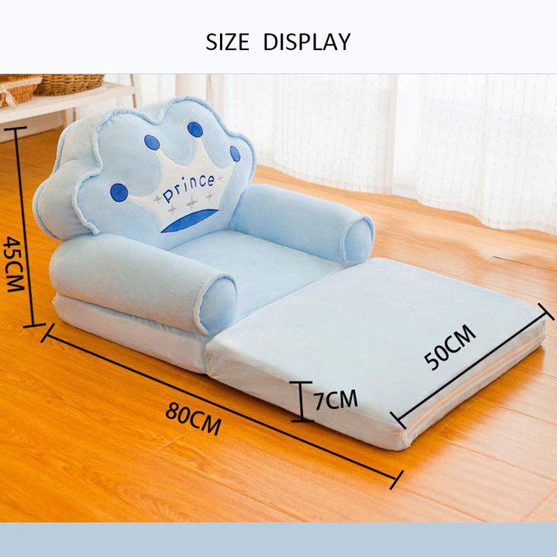 Puff Mueble Sofa Cama Mueble Infantil Peluche  Niños Lau-5