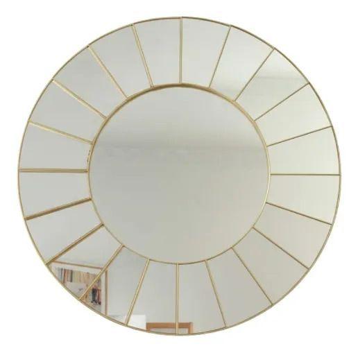 Espejo Decorativo Pared Diseño Sol Minimalista Moderno Jhn-1