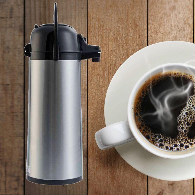 Termo Café Cromado Presion Frio Caliente Bebidas Rondon-2
