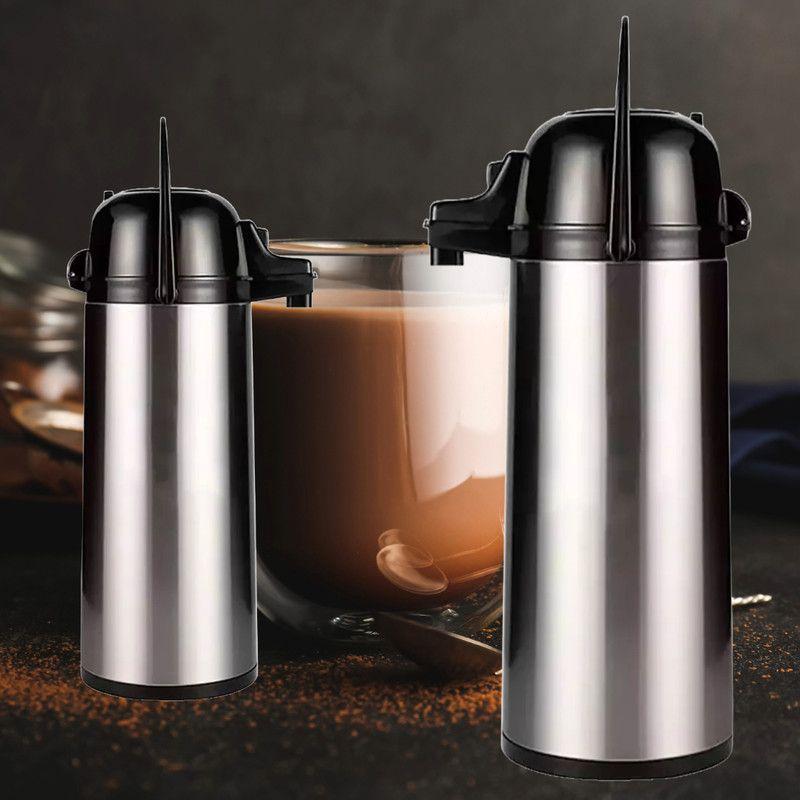 Termo Café Cromado Presion Frio Caliente Bebidas Rondon-6