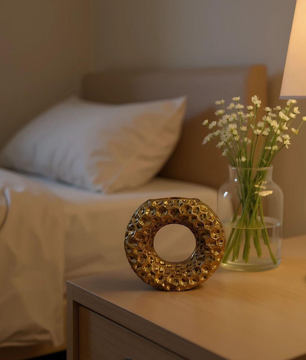 Florero Decorativo Forma Circular Moderno Hogar Jhn-7