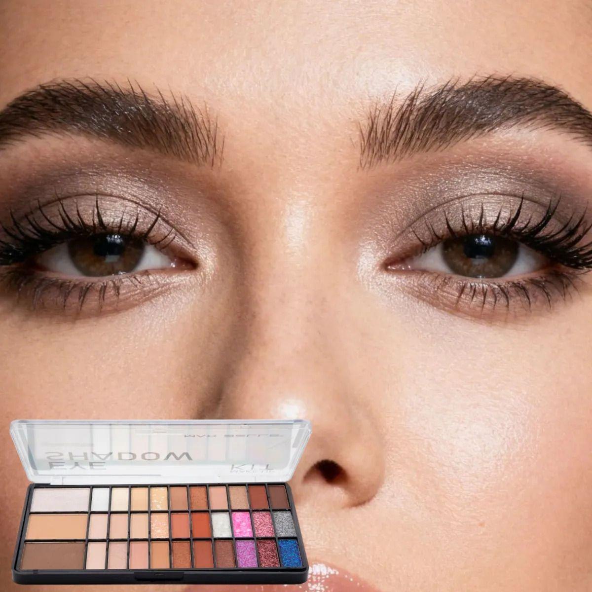 Set Sombras Ojos Profesional Tonos Mate Satinado ALJ-3