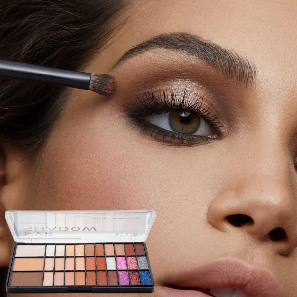 Set Sombras Ojos Profesional Tonos Mate Satinado ALJ-8