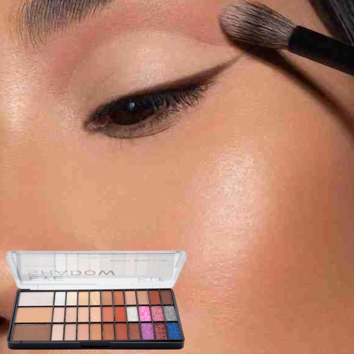 Set Sombras Ojos Profesional Tonos Mate Satinado ALJ-9