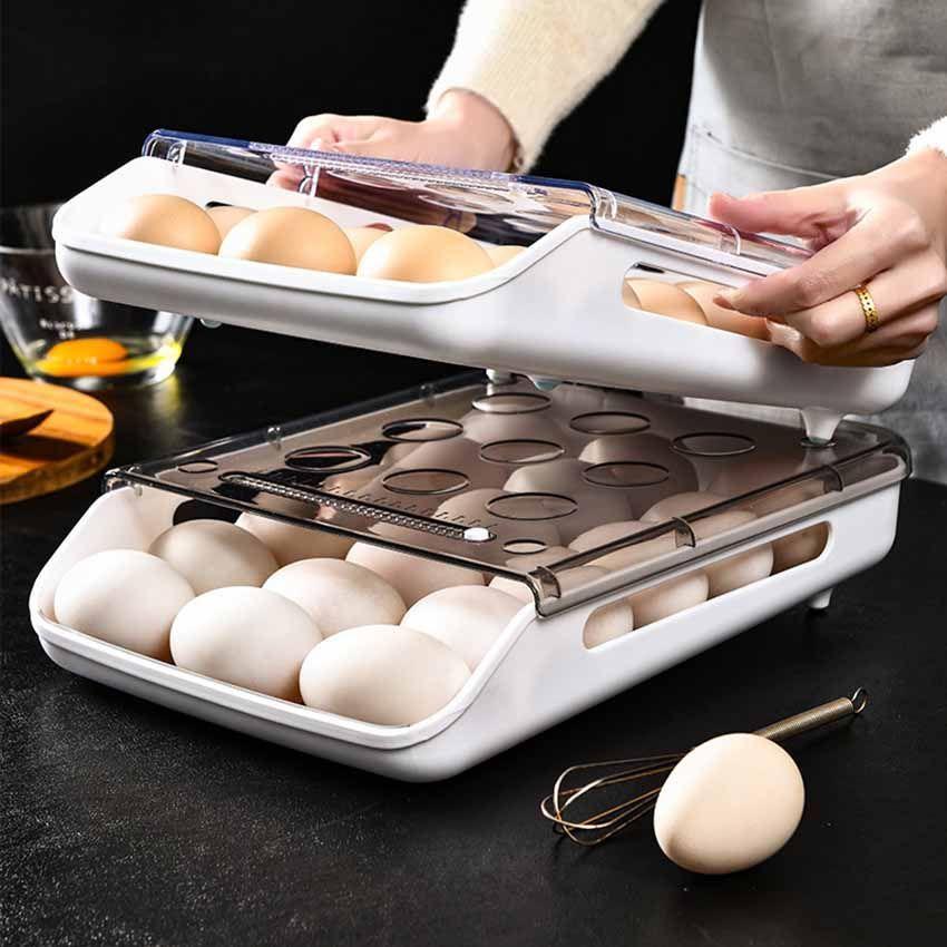 Soporte Huevos Refrigerador Almacenamiento Cocina Rondon-2