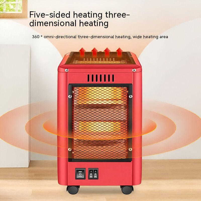 Calefactor Hogar Cuarzo 5 Lados Sala Rondon-6