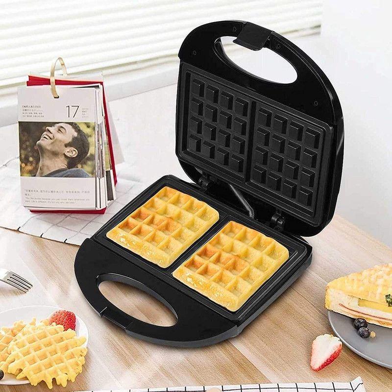 Tostadora Waffle Hogar Portátil Antiadherente Hornear Rondon-4
