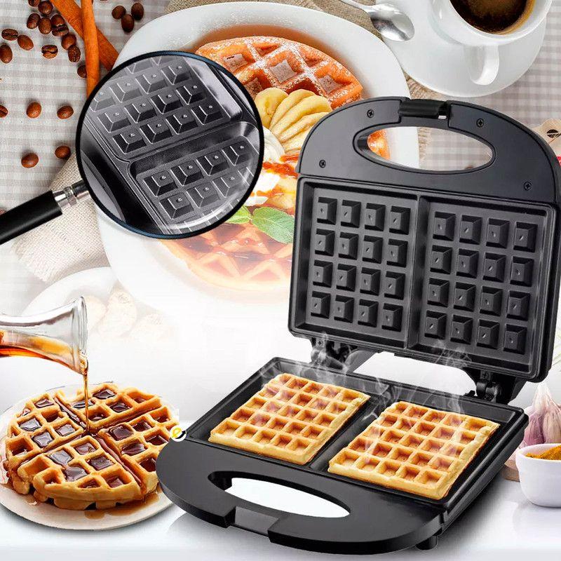 Tostadora Waffle Hogar Portátil Antiadherente Hornear Rondon-9