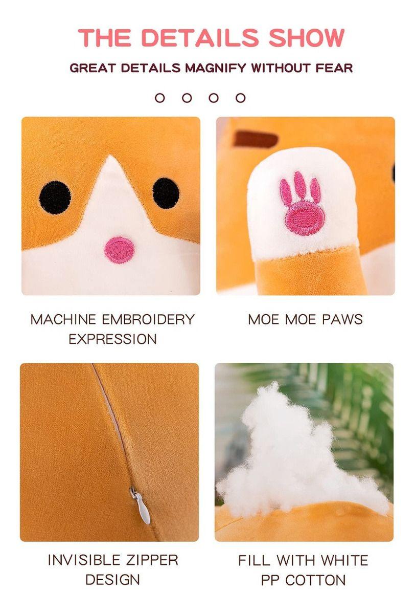 Peluches Alargados Antiestres Súper Suaves Animalitos Lau-7