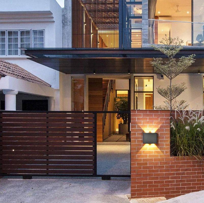 Aplique 8 Focos LED Exteriores Pared Luz Calida Lau-6
