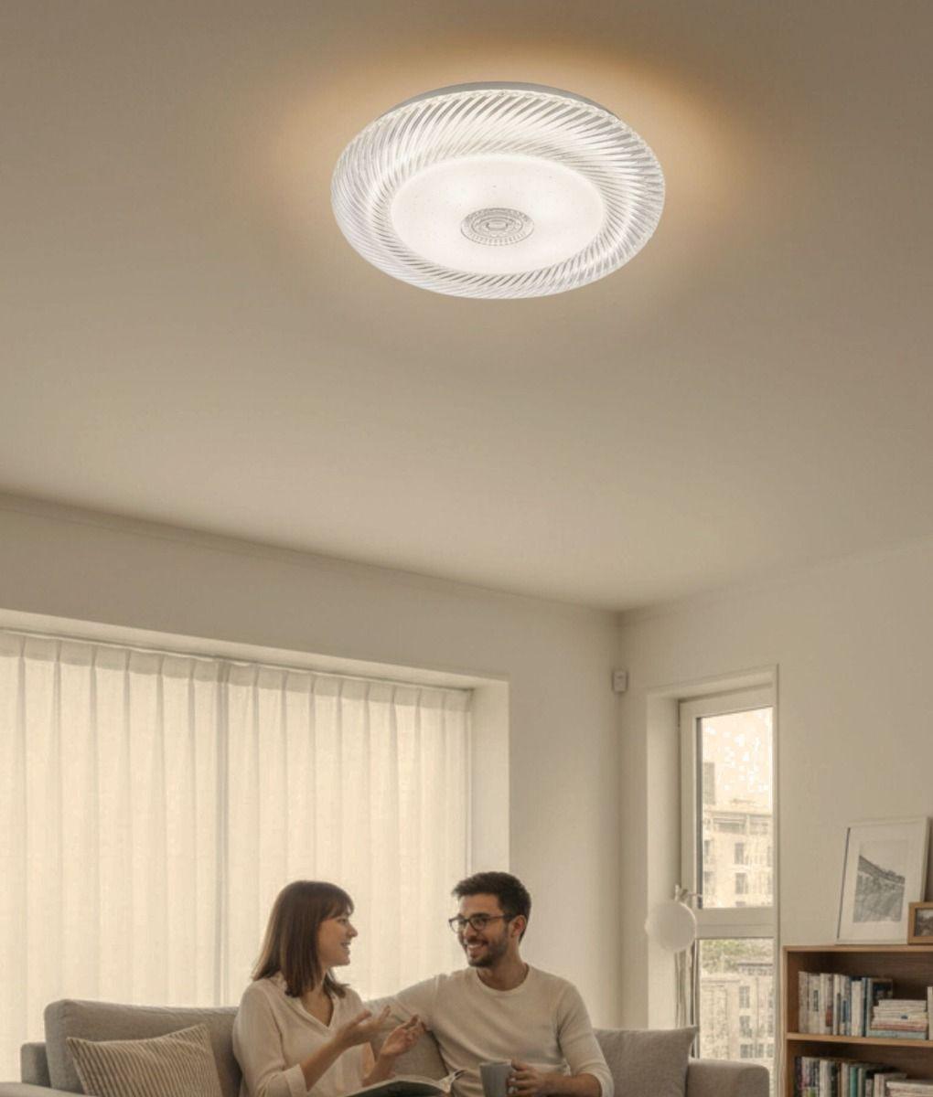 Lámpara Techo LED Elegancia Ciclónica Enfoque Central Jhn-3