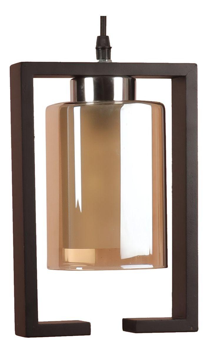 Lámpara Colgante Techo Decoración Elegante Cuadrada Jhn-2