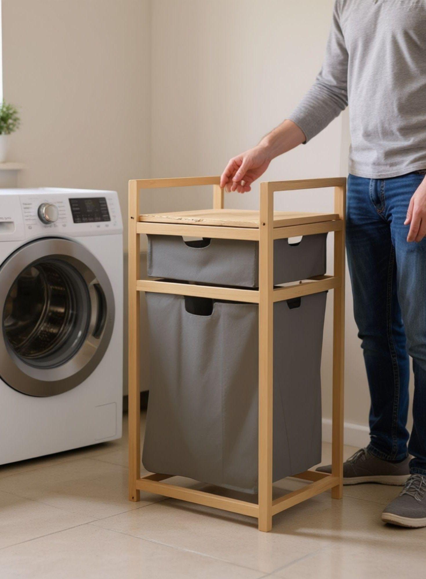 Canasto Multifuncional Ropa Cesto Almacenamiento Hogar Jhn-3