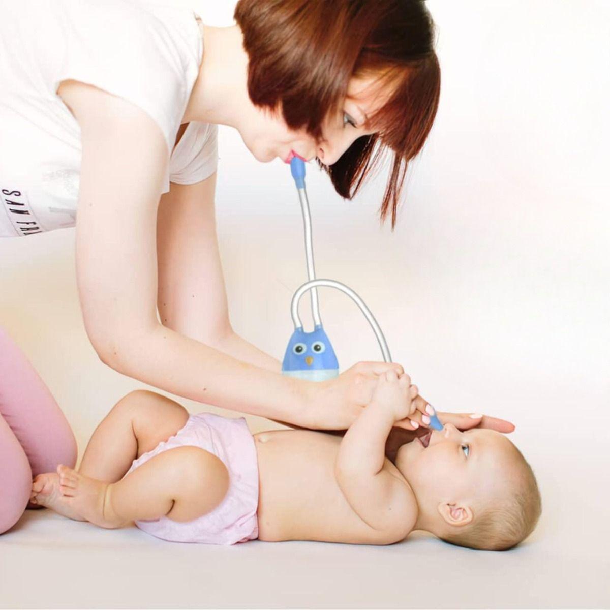 Set 3 Aspirador Nasal Reutilizable Lavable Succion Bebes Lau-5