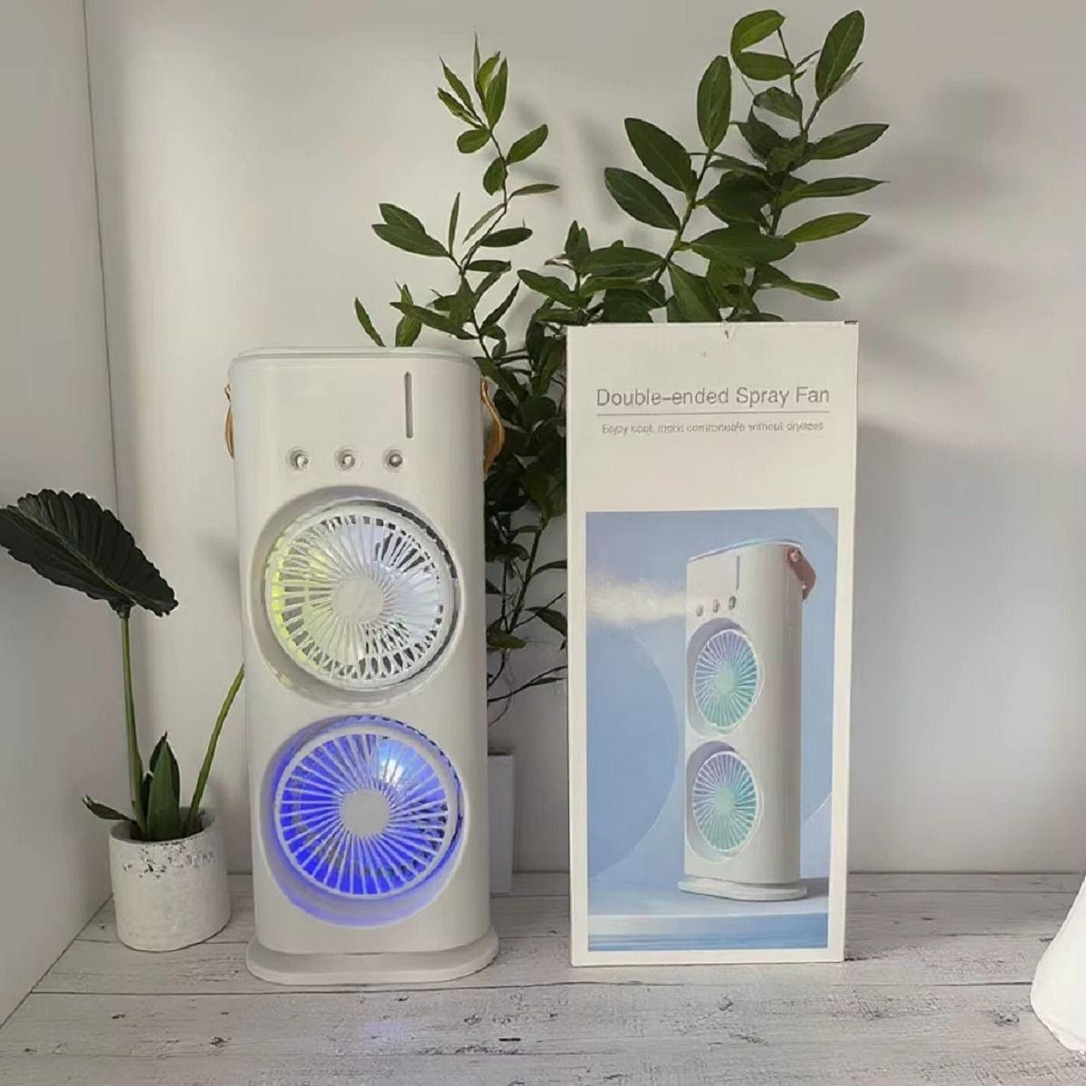 Ventilador Portátil Escritorio Doble 12'' Práctico Hogar Lau-8