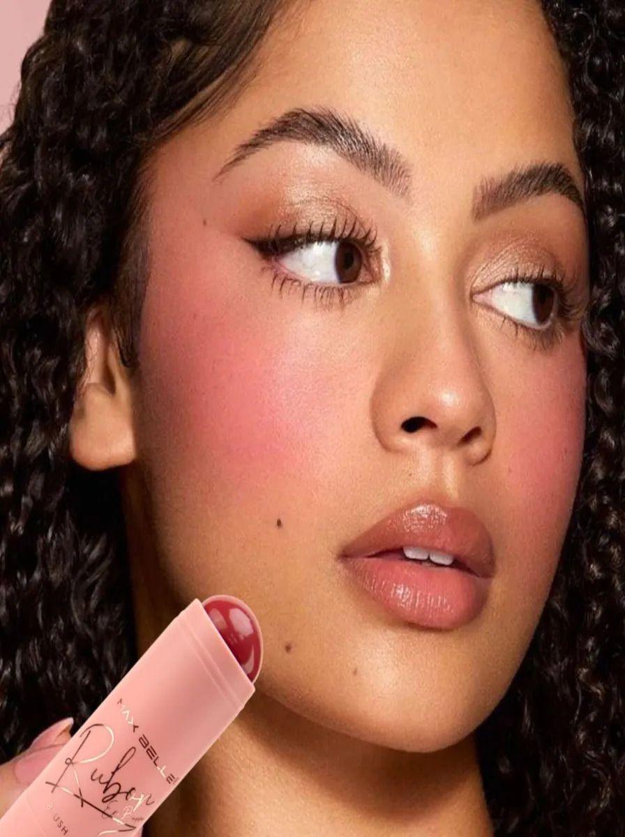 Pack 2 Rubor en Crema Glow Blush Stick Maquillaje Lau-7