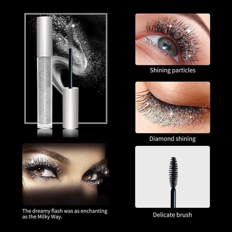 Máscara Pestaña Brillante Coloridas Maquillaje Rostro Rondon-3