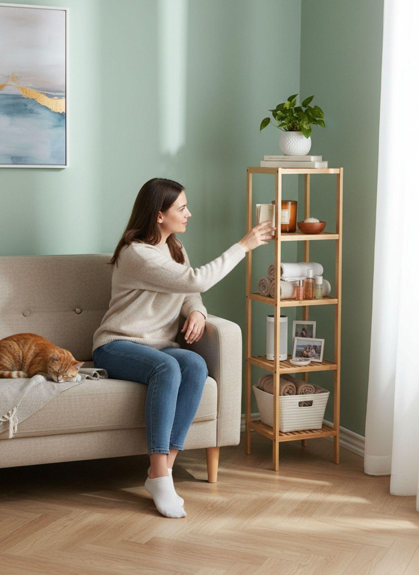 Estante Organizador Cinco Niveles Decorativo Minimalista Jhn-3