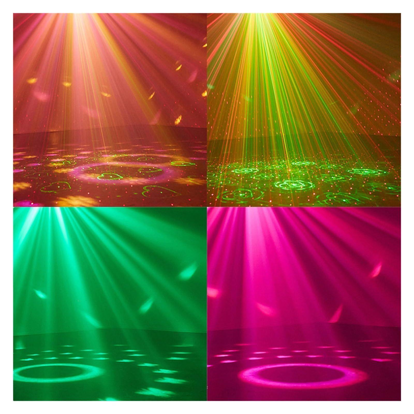 Luces Led Dj Mixto Estrellas Flores Profesional Rondon-4