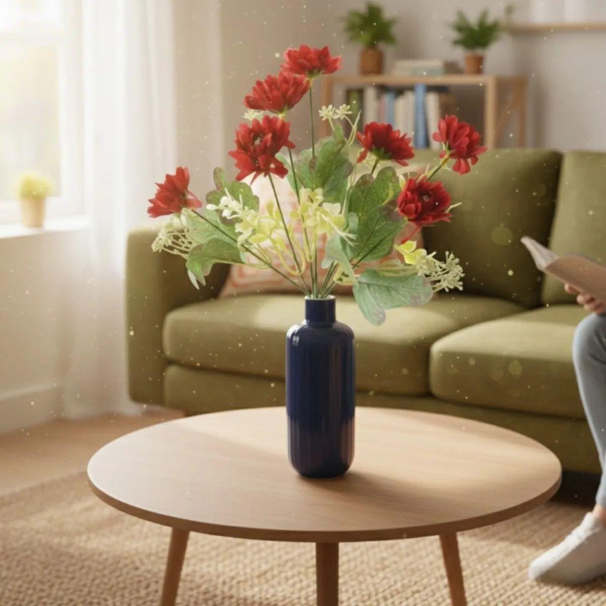 Set 4 Ramo Floral Silvestre Artificial Estilo Natural Jhn-7