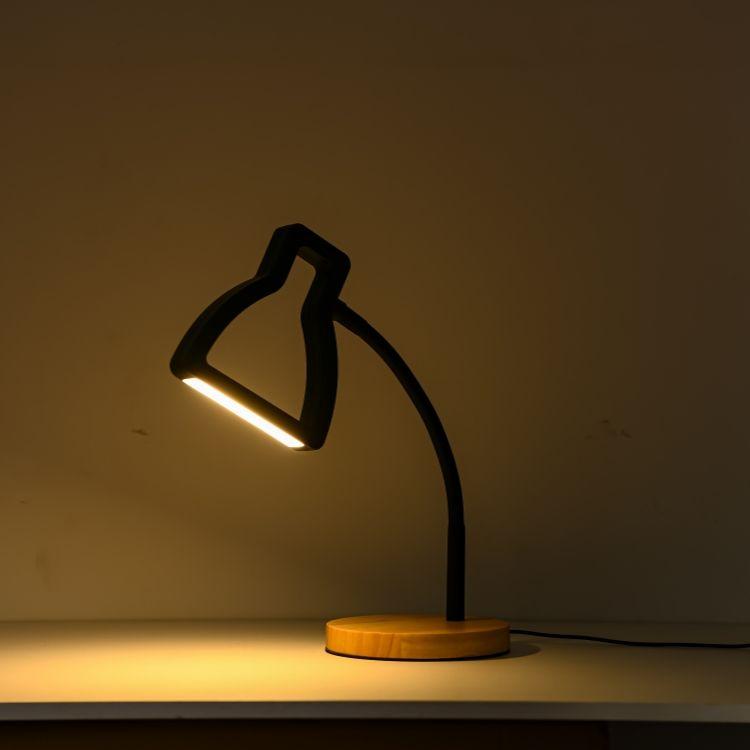Lámpara Mesa Luz LED Noche Escritorio Estudio Lectura Rondon-1