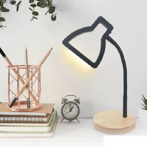 Lámpara Mesa Luz LED Noche Escritorio Estudio Lectura Rondon-2