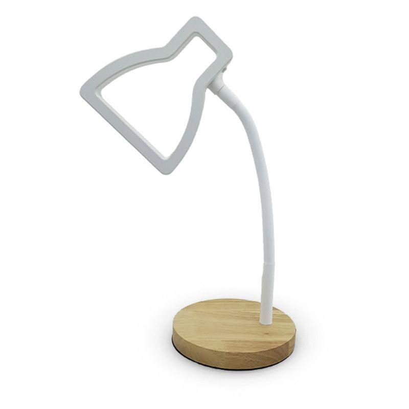 Lámpara Mesa Luz LED Noche Escritorio Estudio Lectura Rondon-6