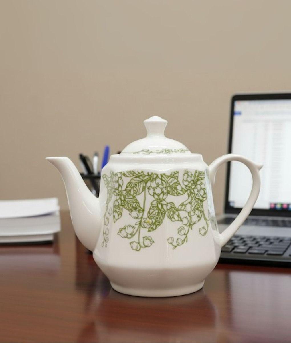 Tetera Floral Diseño Clásico Elegante Decoración Hogar Jhn-8