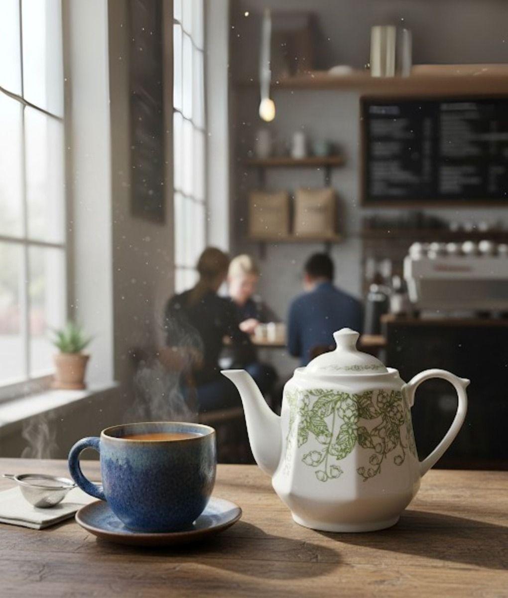 Tetera Floral Diseño Clásico Elegante Decoración Hogar Jhn-9