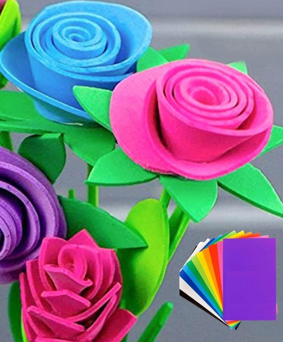 Goma Eva Lisa Colores Surtidos Manualidades Foamy Jhn-6