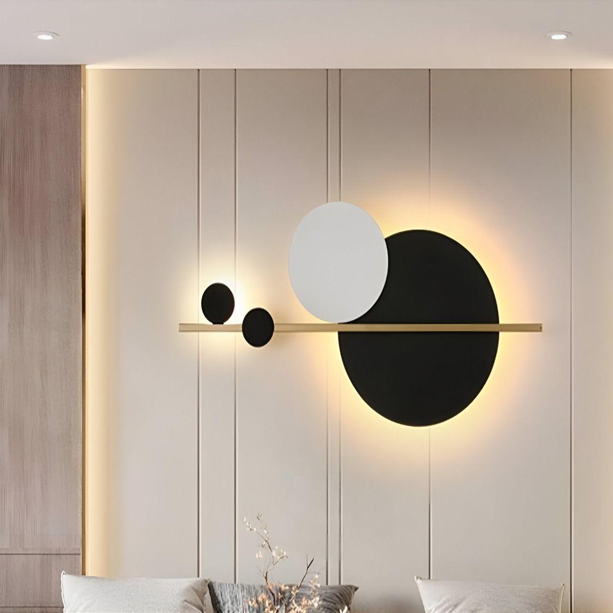 Aplique Pared Decorativo Circulares LED Interiores Jhn-6