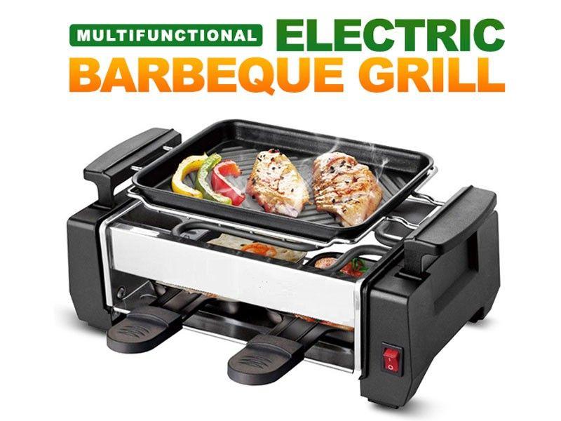 Parrilla Raclette Eléctrica Cocina Barbacoa Tostadora Rondon-5