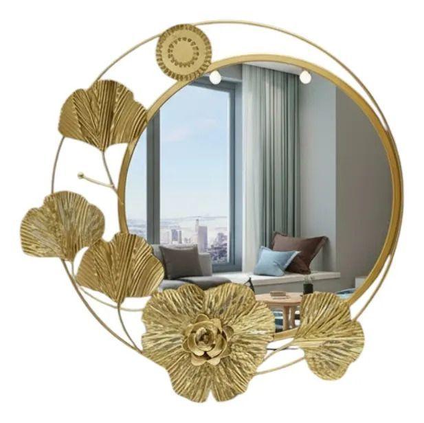 Espejo Decorativo Pared Diseño Inspiración Botánica Jhn-2