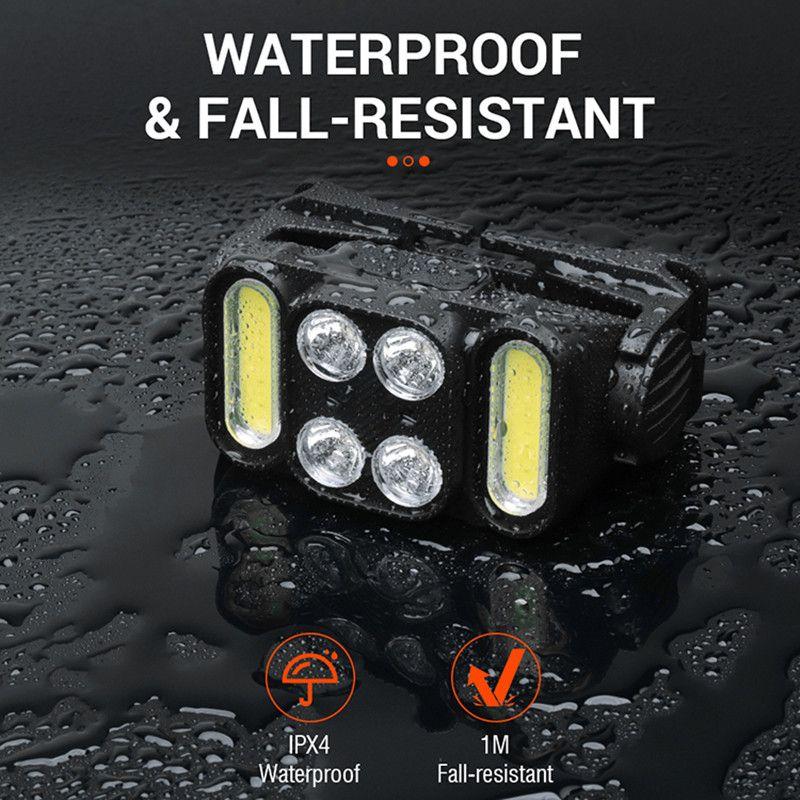 Faro Delantero Inducción LED Recargable Camping Rondon-9