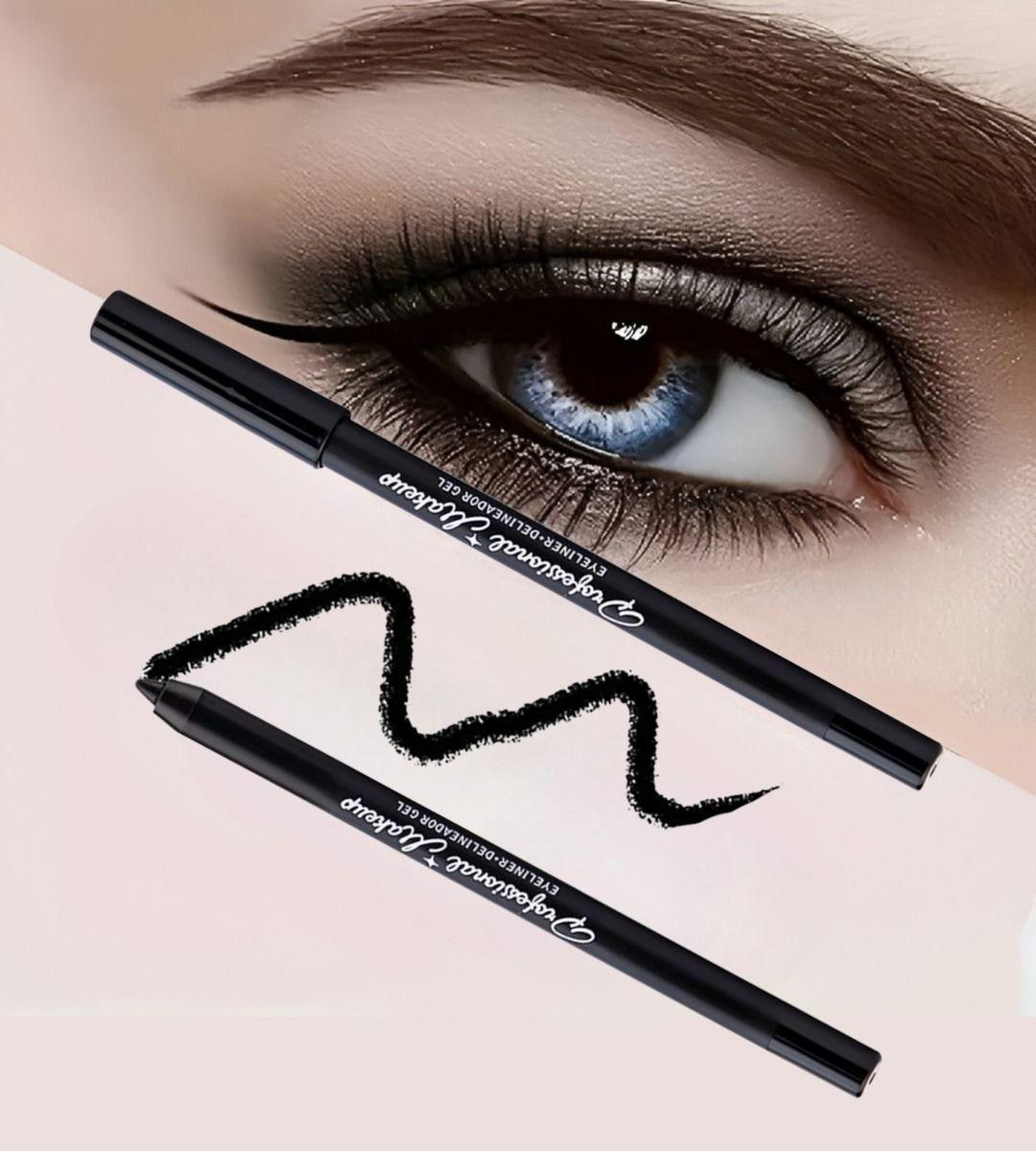 Set 5 Delineador de Ojos Negro Mirada Definida Audaz Jhn-8