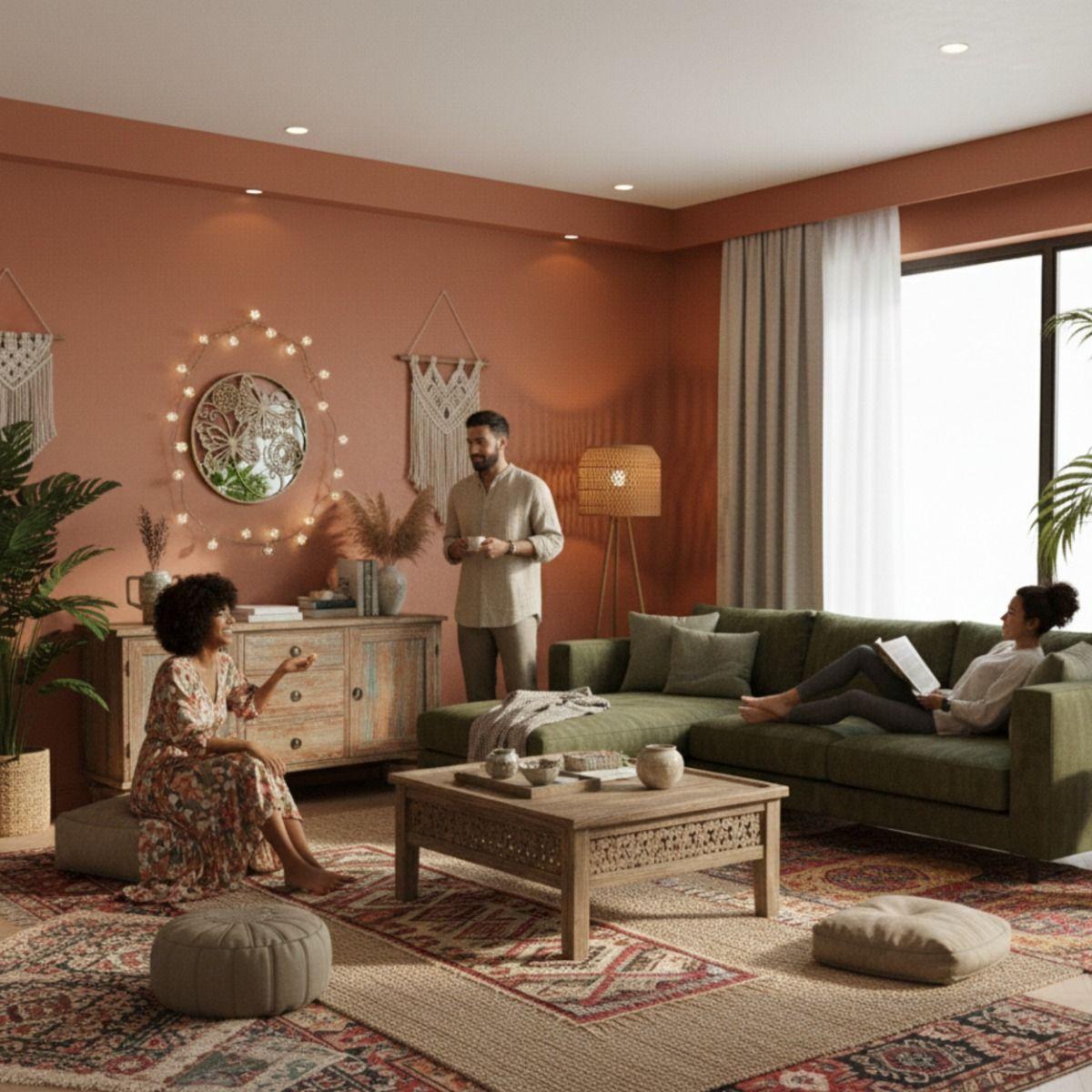 Espejo Pared Decorativo Adorno Mural Diseño Flora Fauna Jhn-3